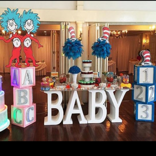 Letter Tables & Name Tables | Custom Event & Party Decor - Custom Foam ...