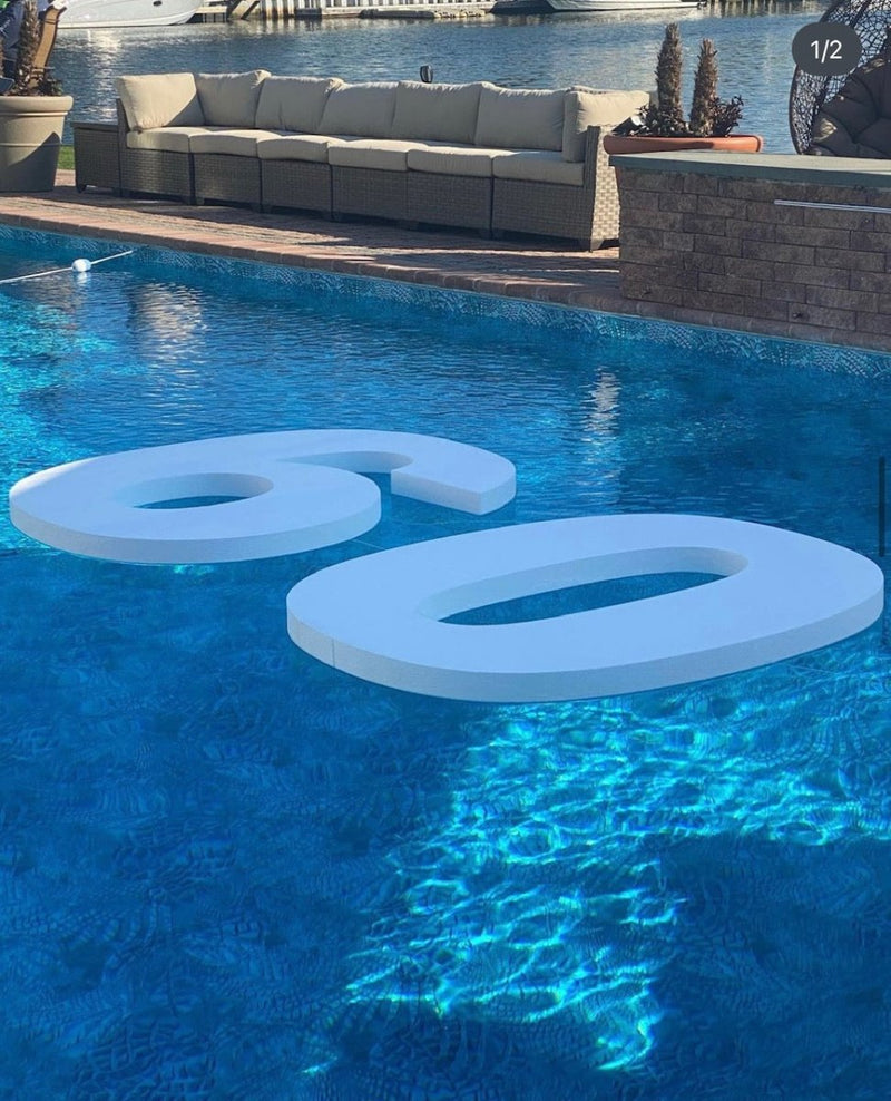 Floating Foam Letters | Pool Letters - Custom Foam Letters